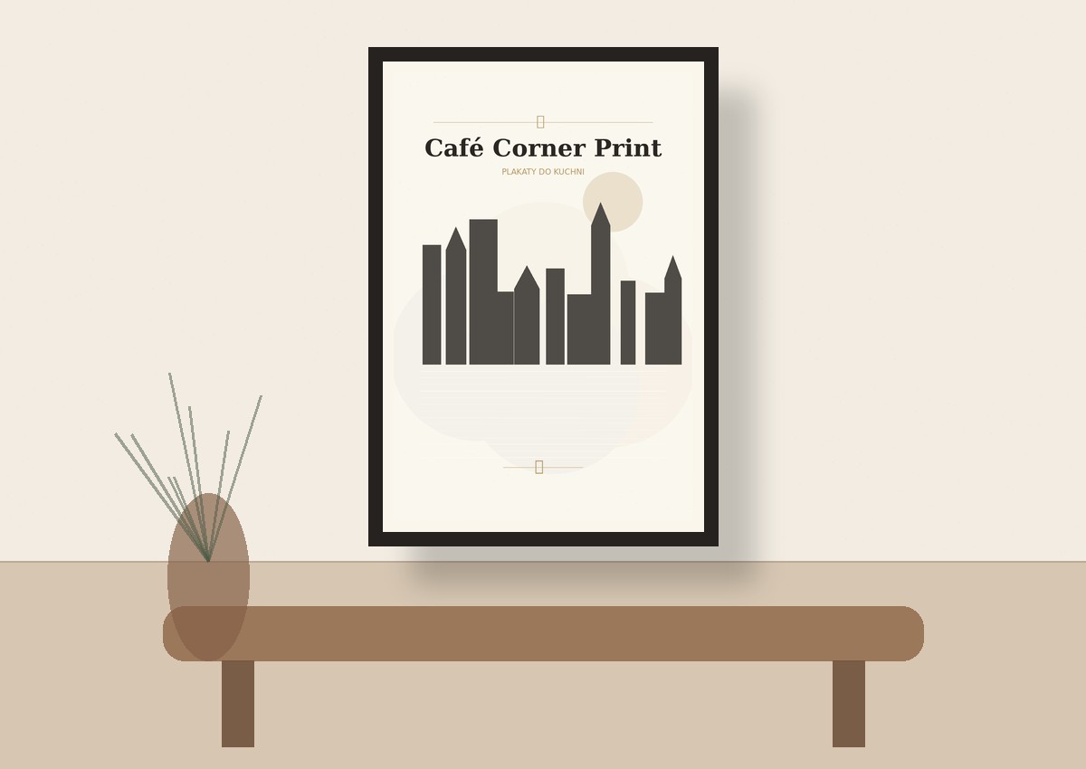 Mockup Café Corner Print