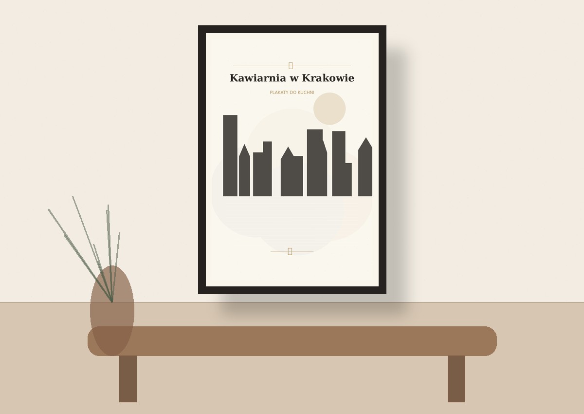 Mockup Kawiarnia w Krakowie