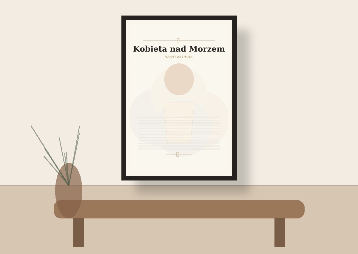 Mockup Kobieta nad Morzem