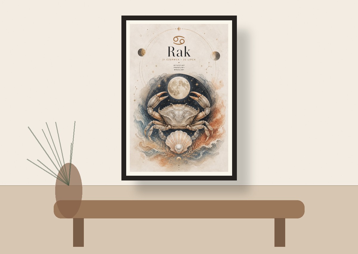 Mockup Rak — Księżycowa Harmonia