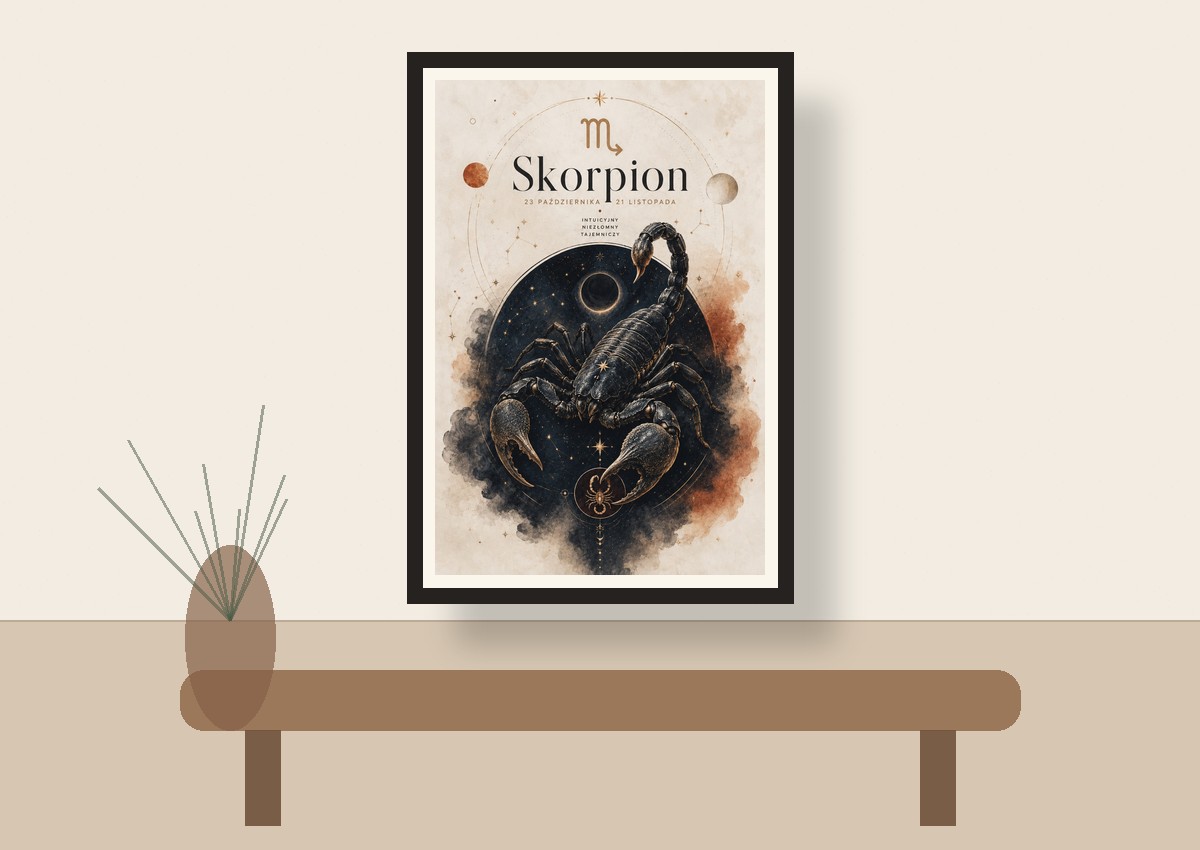 Mockup Skorpion — Mistyczna Głębia