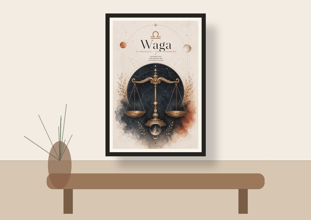 Mockup Waga — Równowaga Gwiazd