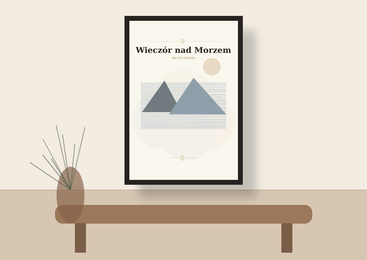 Mockup Wieczór nad Morzem