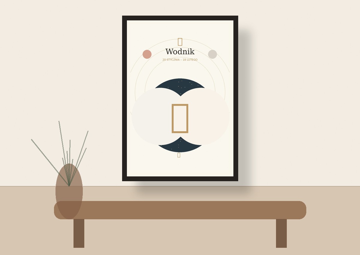 Mockup Wodnik — Niebiański Przepływ